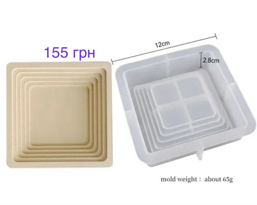 Молди для гіпсу/епоксидної смоли/бетону