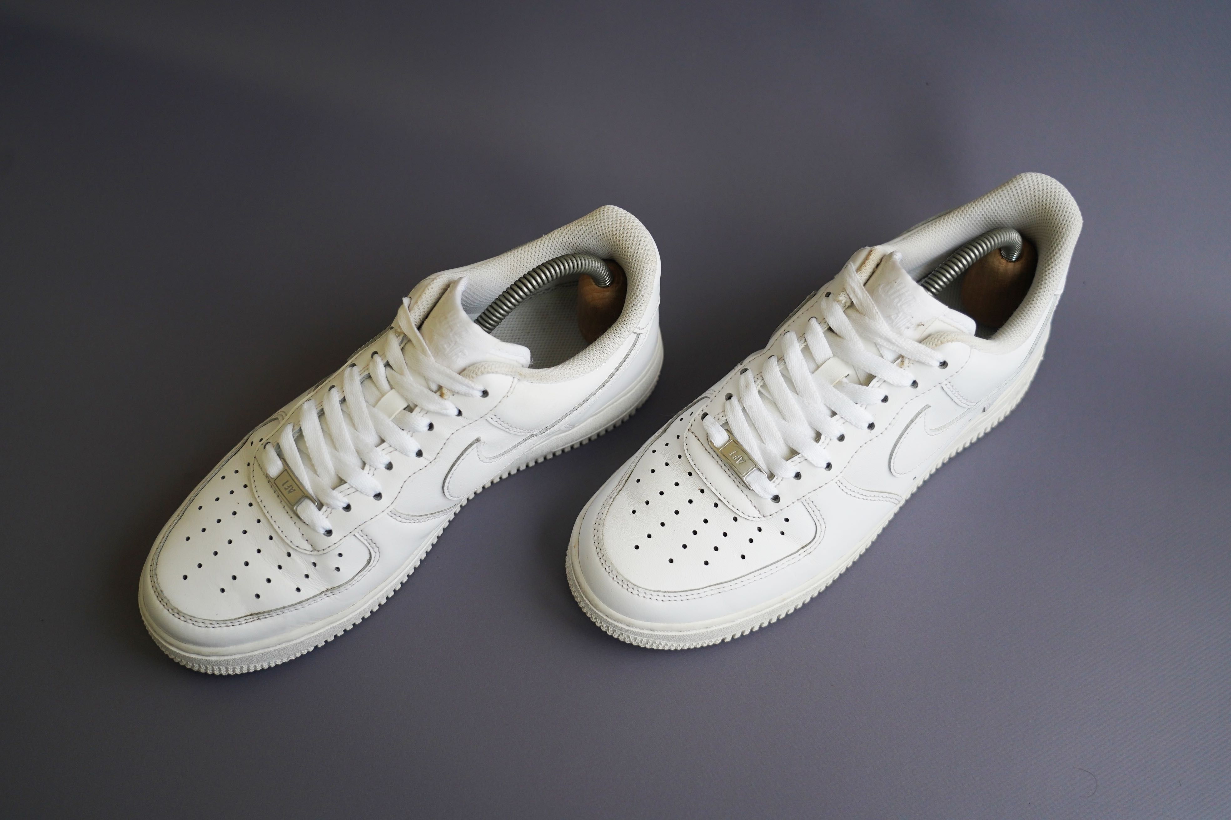 шкіряні білі кросівки Nike Air Force 1 байк Аерфорс розмір 41