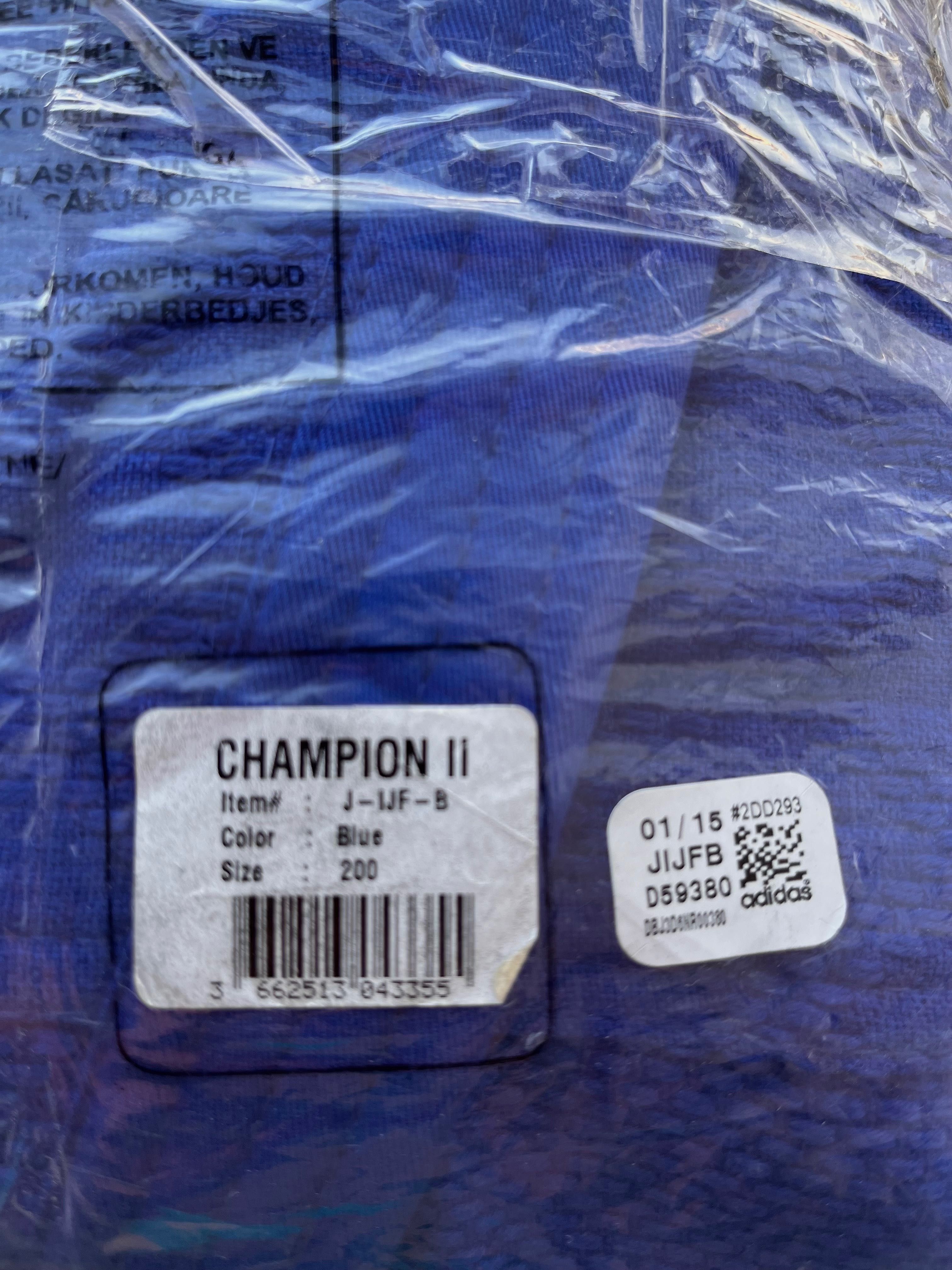 Кімоно Adidas Champion II (синє)