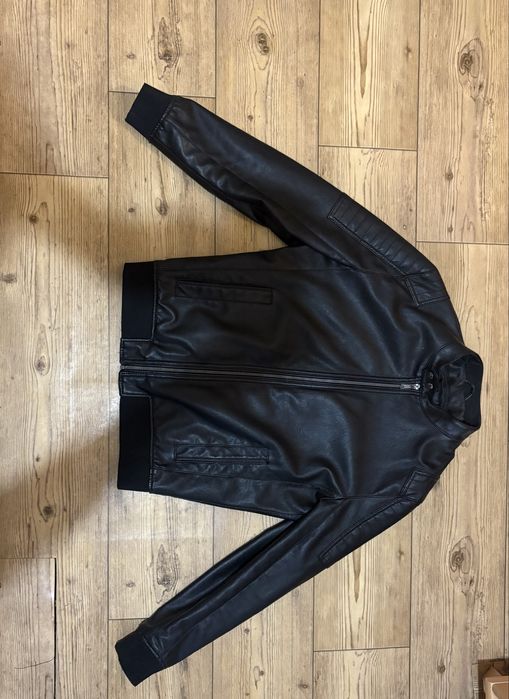 Sprzedam meska elegancka kurtke skórzaną stan idealny rozmiar L