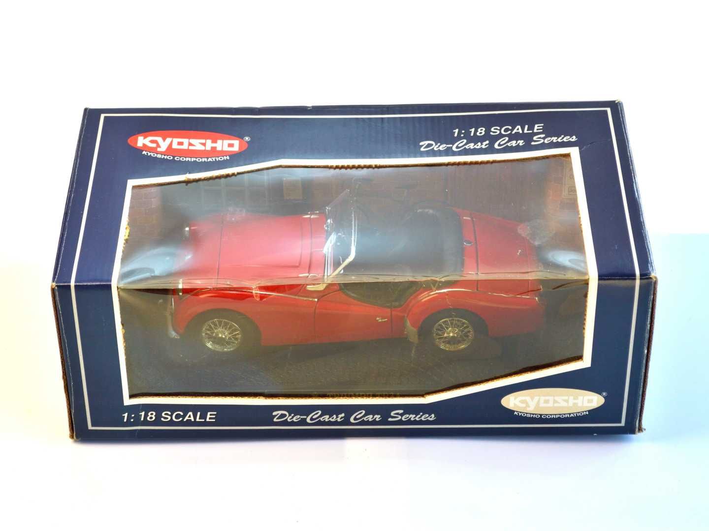 Модель автомобіля Kyosho Triumph TR3A, (1:18)