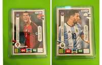 Ronaldo i Messi - Karty Topps Road to Russia 2018