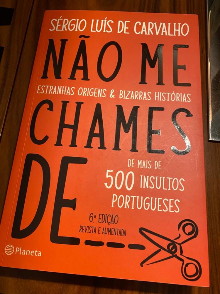 Livro “não me chames de”