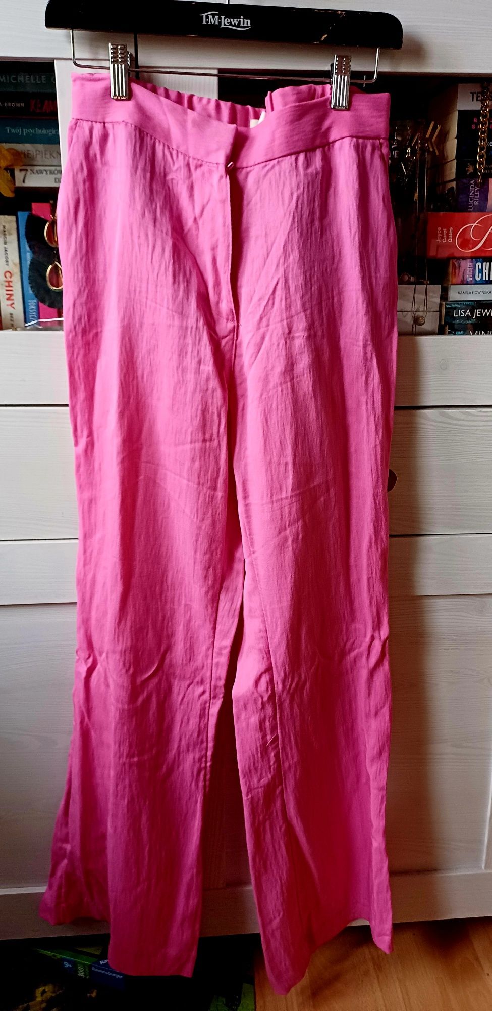 H&M spodnie materialowe roz L