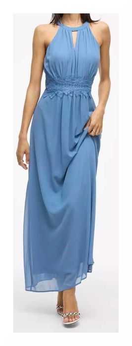 Damska Sukienka Wieczorowa VILA 36 Vimilina Halterneck Maxi Dress-Noos