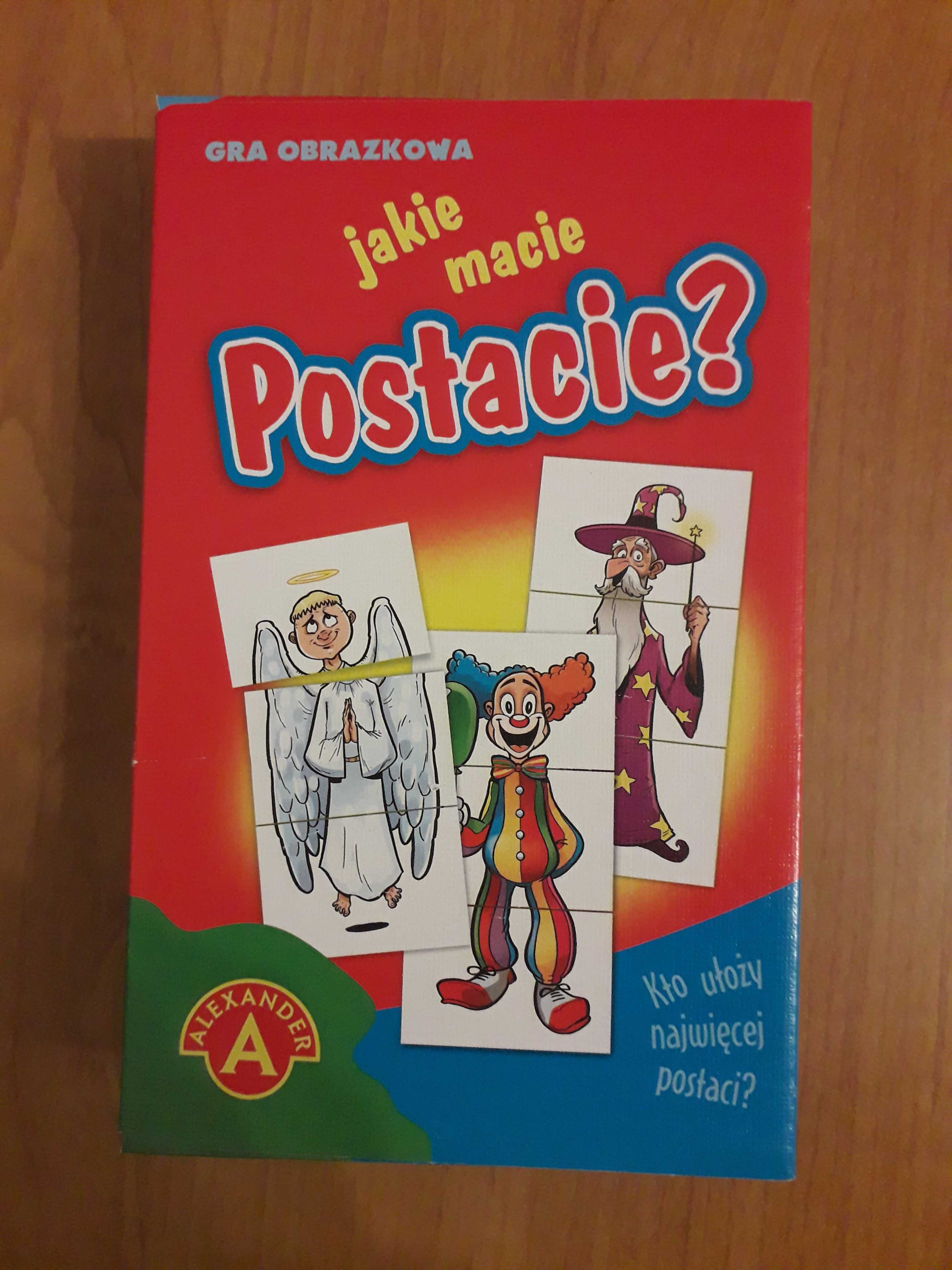 Jakie macie postacie? Wiek 4+ gra obrazkowa