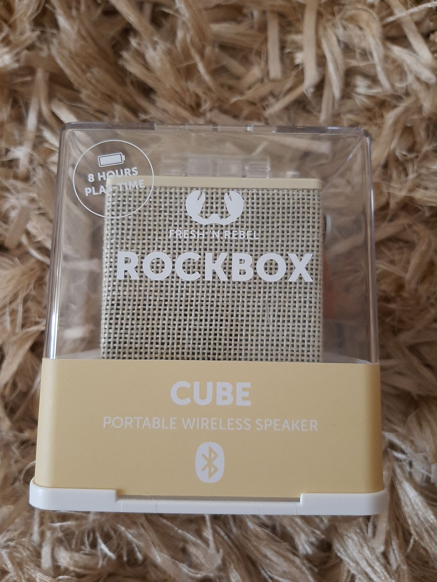 Nowy głośnik RockBox Cube Fabriq Edition, Bluetooth.