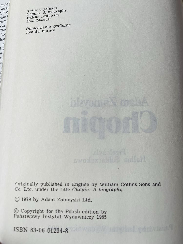 Życie Chopina Kazimierz Wierzyński + Chopin Adam Zamoyski