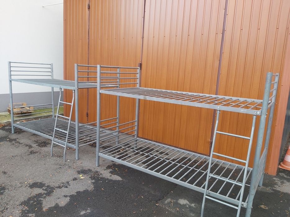 Sz-n dostawa gratis ŁÓŻKO piętrowe metalowe 90x200 materace w opcji