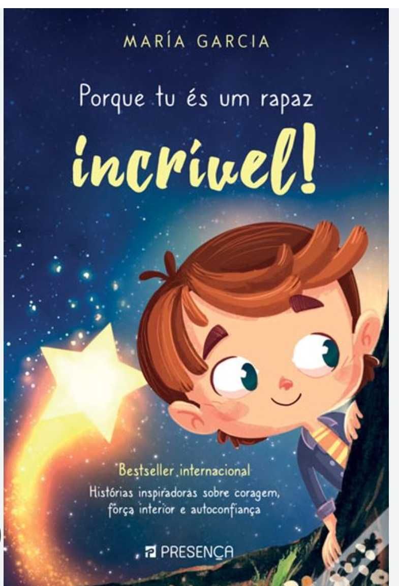 Livro infantil "Porque tu és um rapaz Incrível"