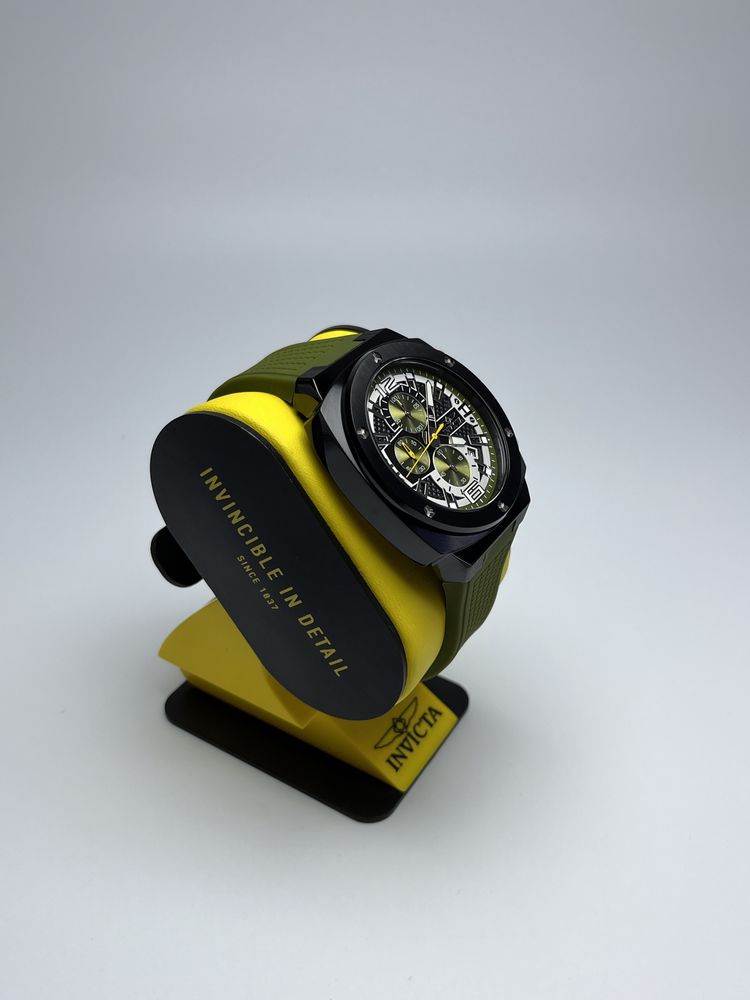 Invicta 48162, чоловічий годинник інвікта хронограф, invicta