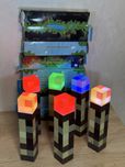 Minecraft Майнкрафт Ночник Факел нічник светильник 4 Кольори