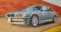 Obraz ręcznie malowany BMW