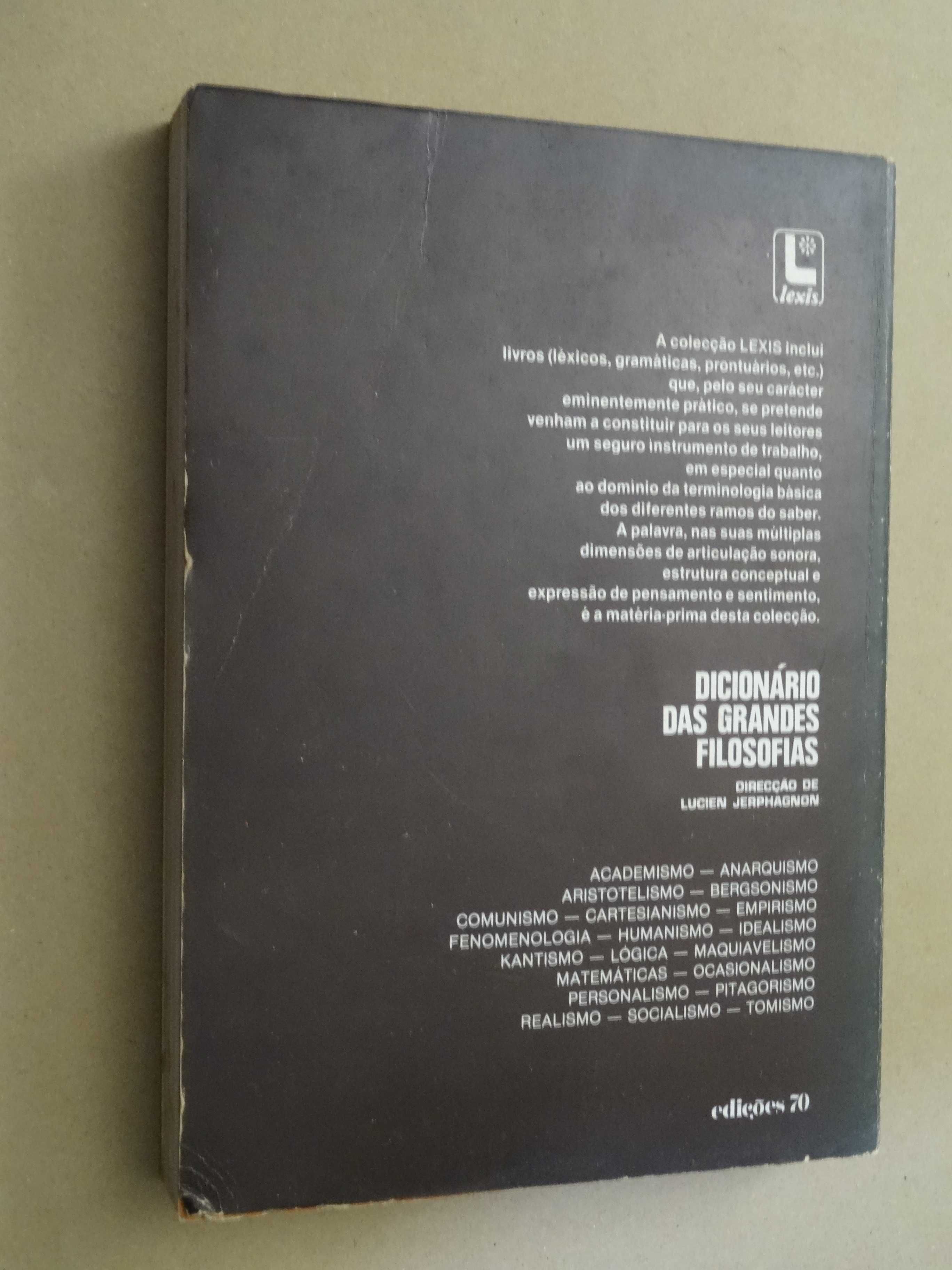 Dicionário das Grandes Filosofias de Lucien Jerphagnon