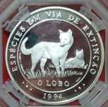 Moeda comemorativa O LOBO proof