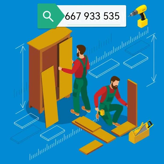 Składanie, skręcanie MEBLI.