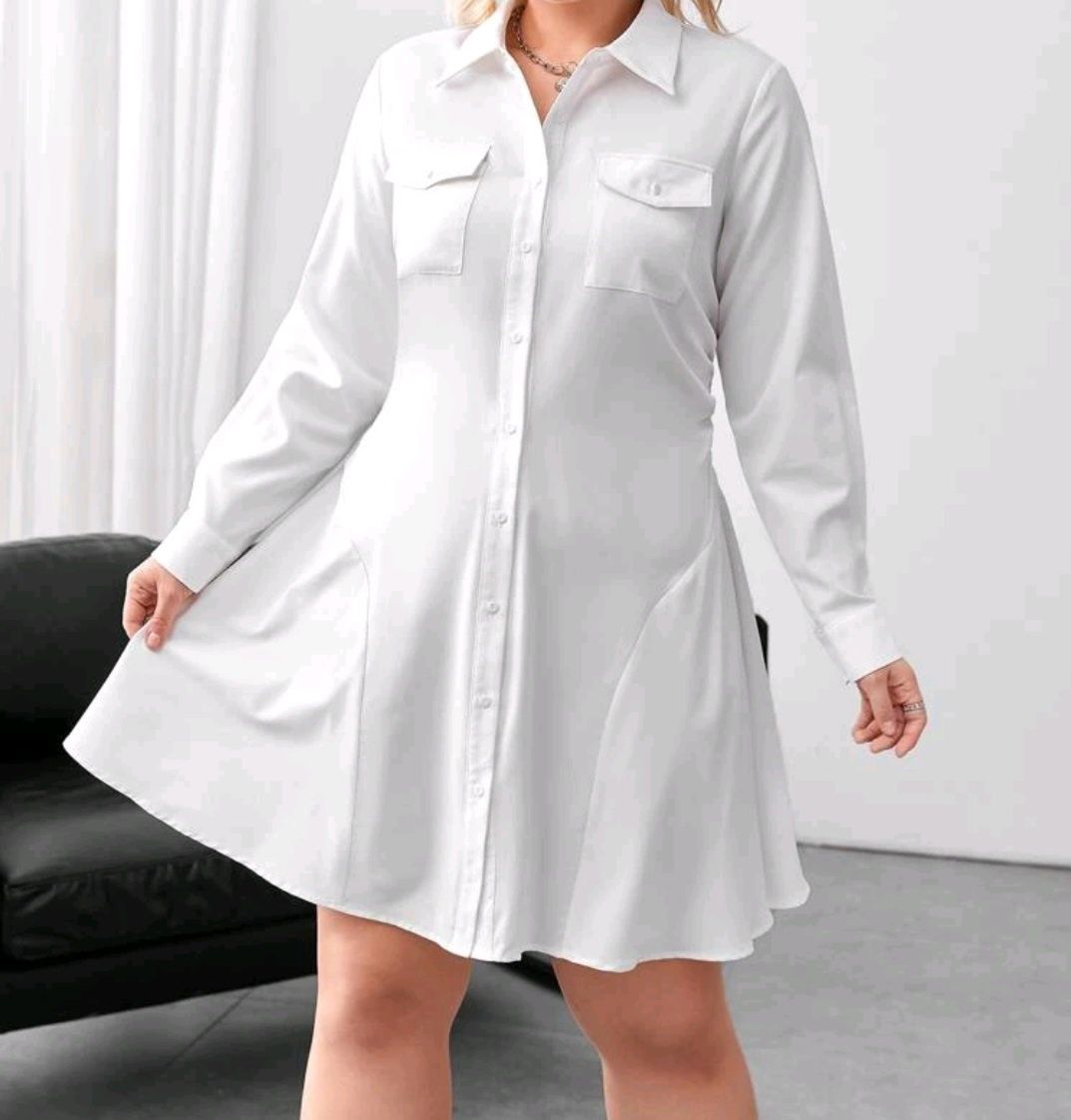 Vestido branco novo.