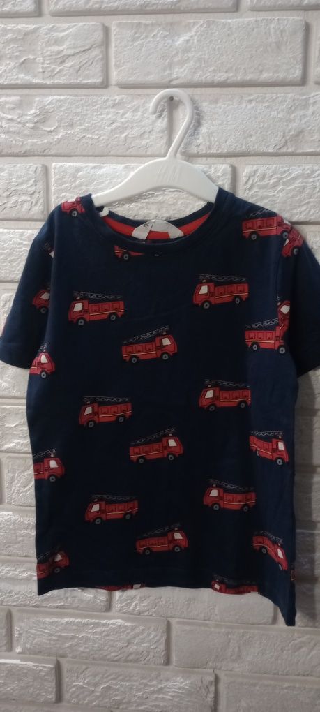 H&M 2 t-shirty dla chłopca r.122/128 na 6-8 lat