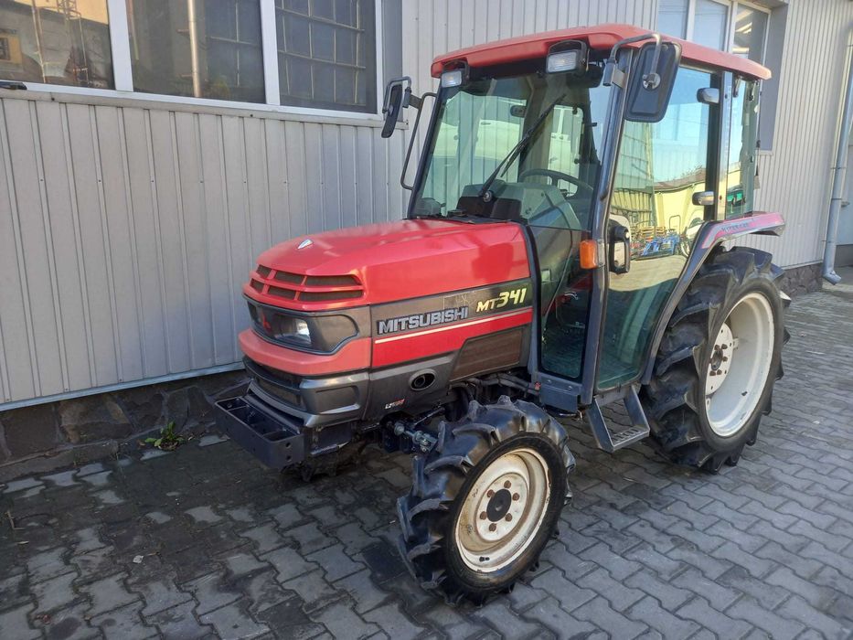 Japoński traktorek MITSUBISHI MT341 4x4 34KM Rewers Klima Wspomaganie
