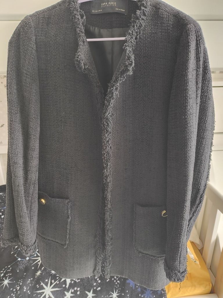 Плащ, довгий жакет zara basic 38