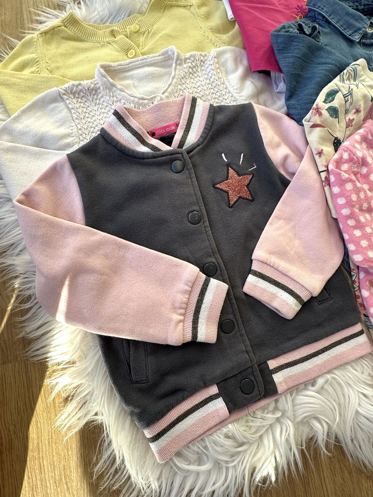 Paka paczka ubran dziewczynka 86/92 H&M Cool Club i inne