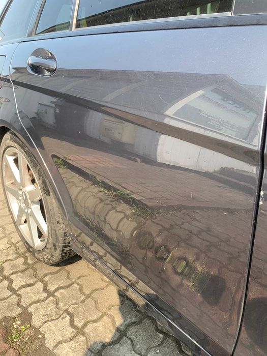 Mercedes C klasa W204 Drzwi tył prawe grafit lakier 755 ŁADNE!