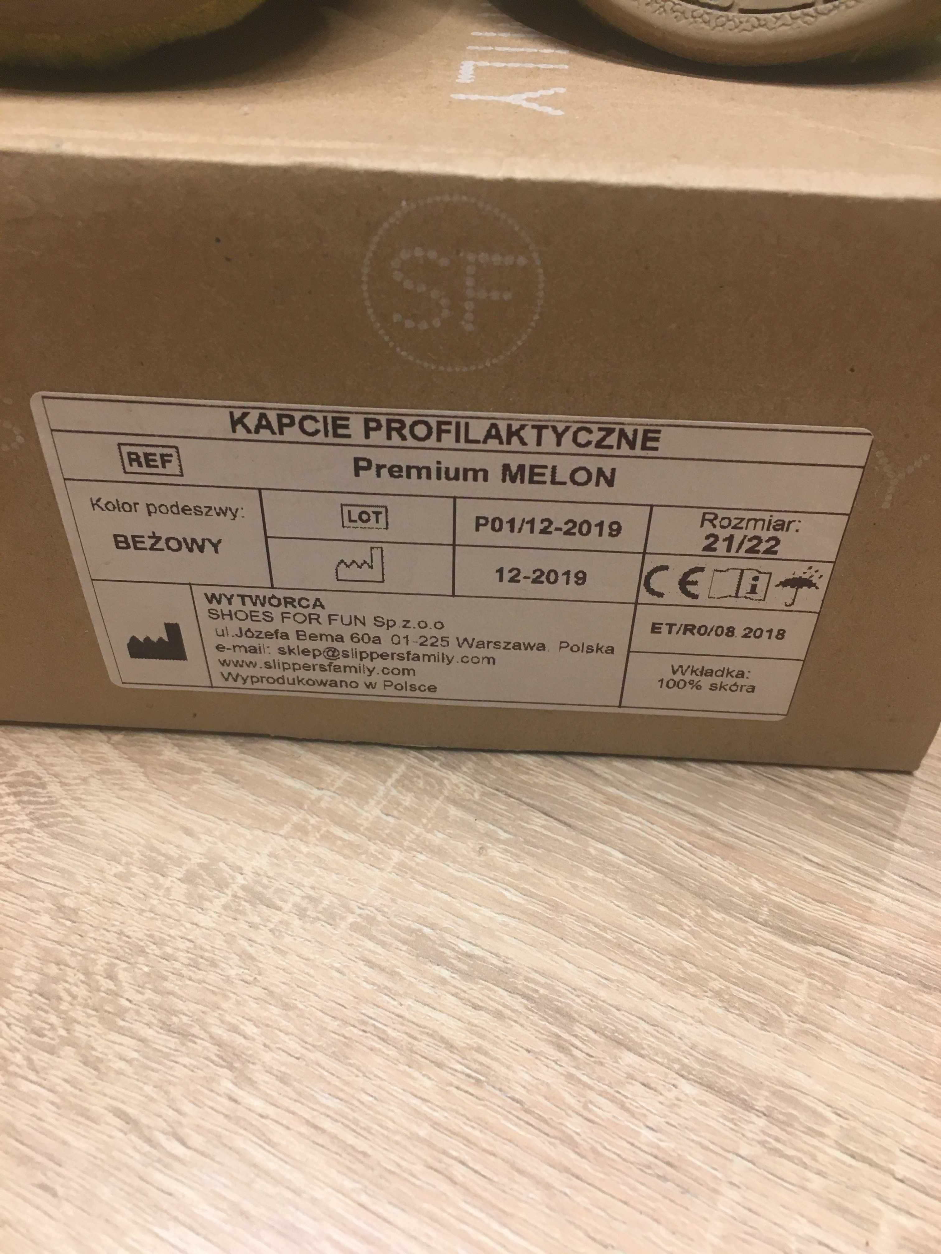 kapcie buty Slippers Family roz. 21/22 Melon