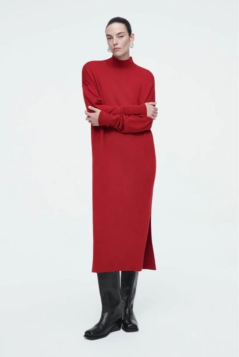 Платье-джемпер COS, 100% шерсть мериноса