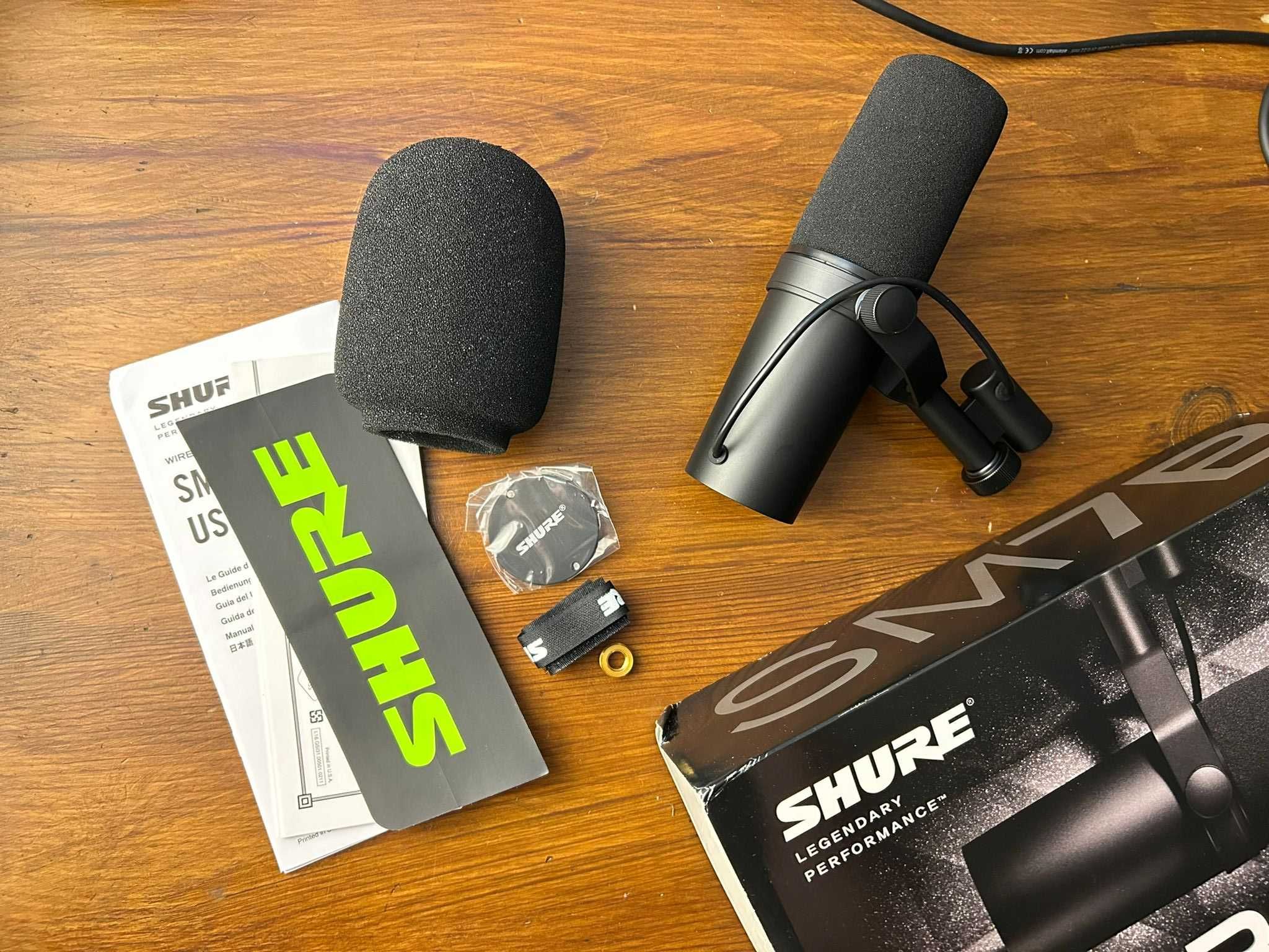 Shure SM7B mikrofon dynamiczny do podcastu, YouTube