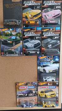 Hot Wheels Premium + Fast&Furious zestaw