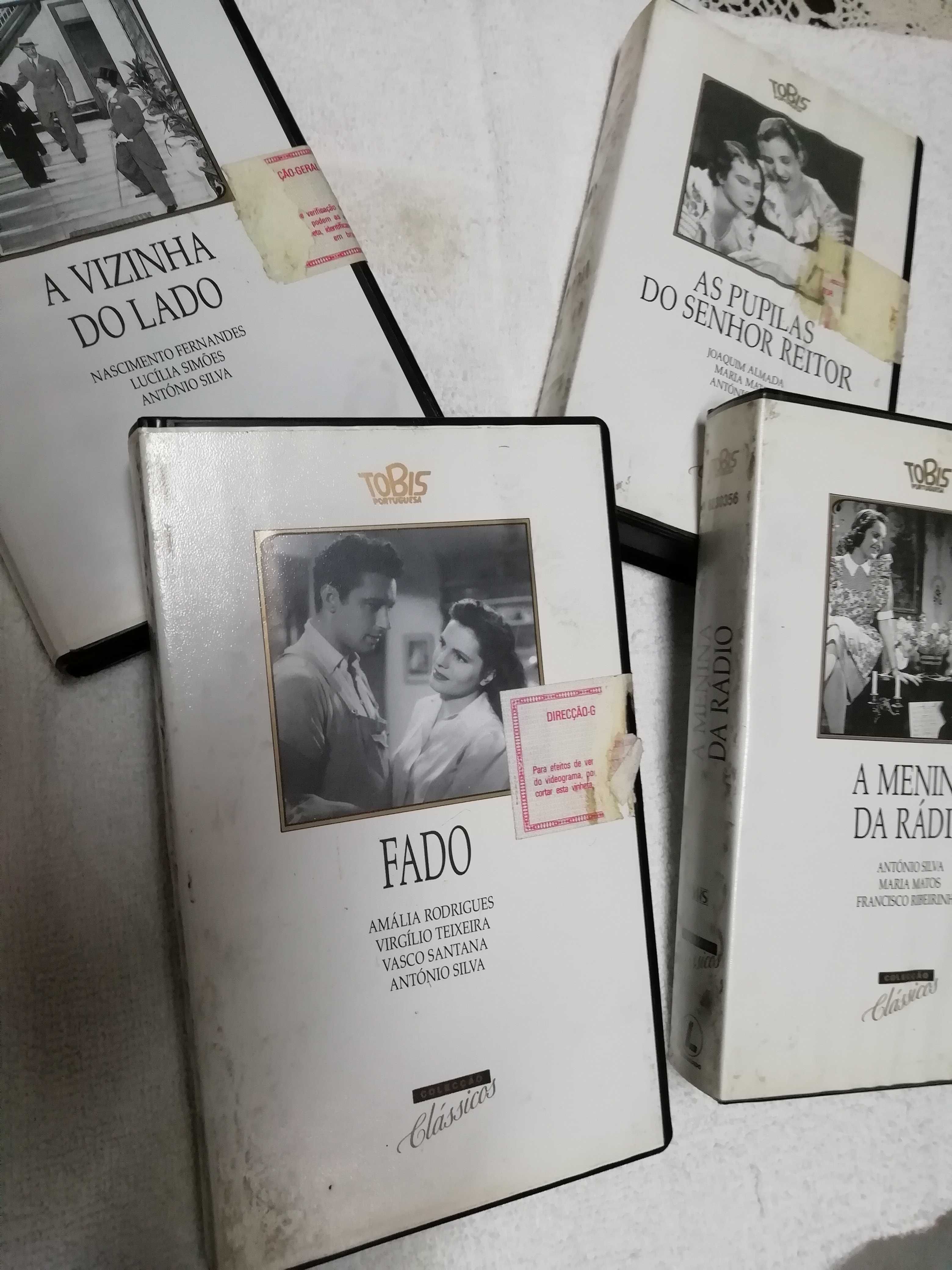 Cassetes VHS filmes portugueses