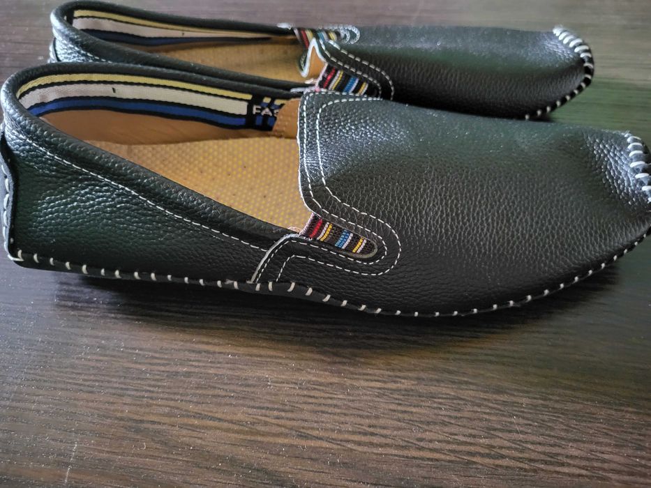 Літні чоловічі туфлі (лофери / сліпери) 43 р.