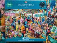 Puzzle "Village Tombola" 1000 el. Gibsons