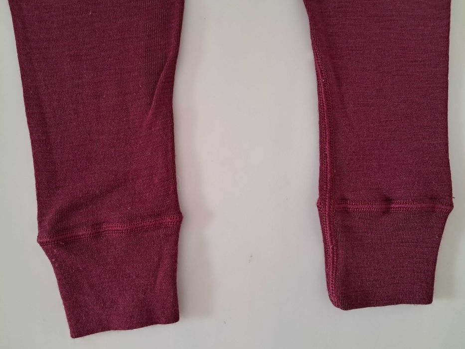 Koszulka legginsy wełniane Devold, piżamka, 100% merino wool r. 104