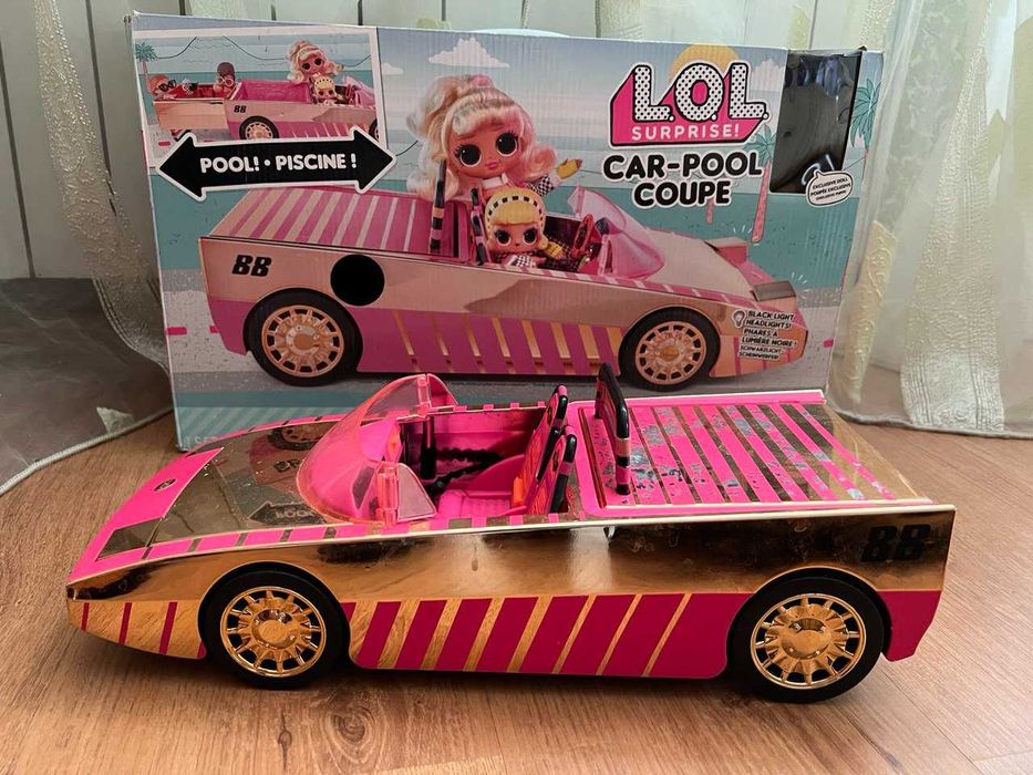 Mашина кабріолет з басейном LOL Surprise Car Pool Coupe Оригінал MGA