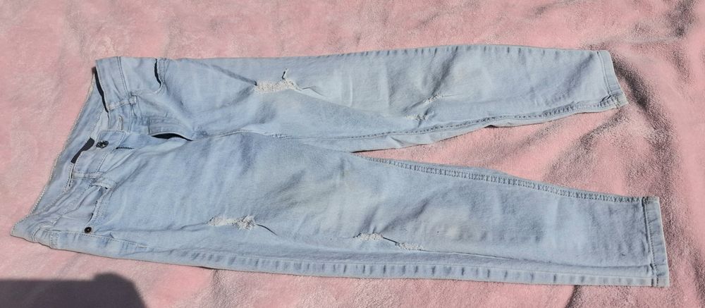 146 jeans, kombinezon, sukienka zestaw