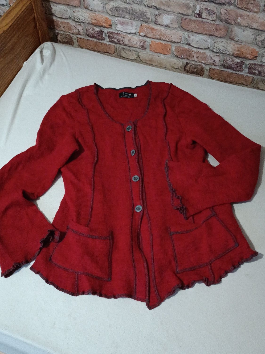 Sweter damsk Simu Laponia rozm. M 50% Merino Wool 50% Puree news wool