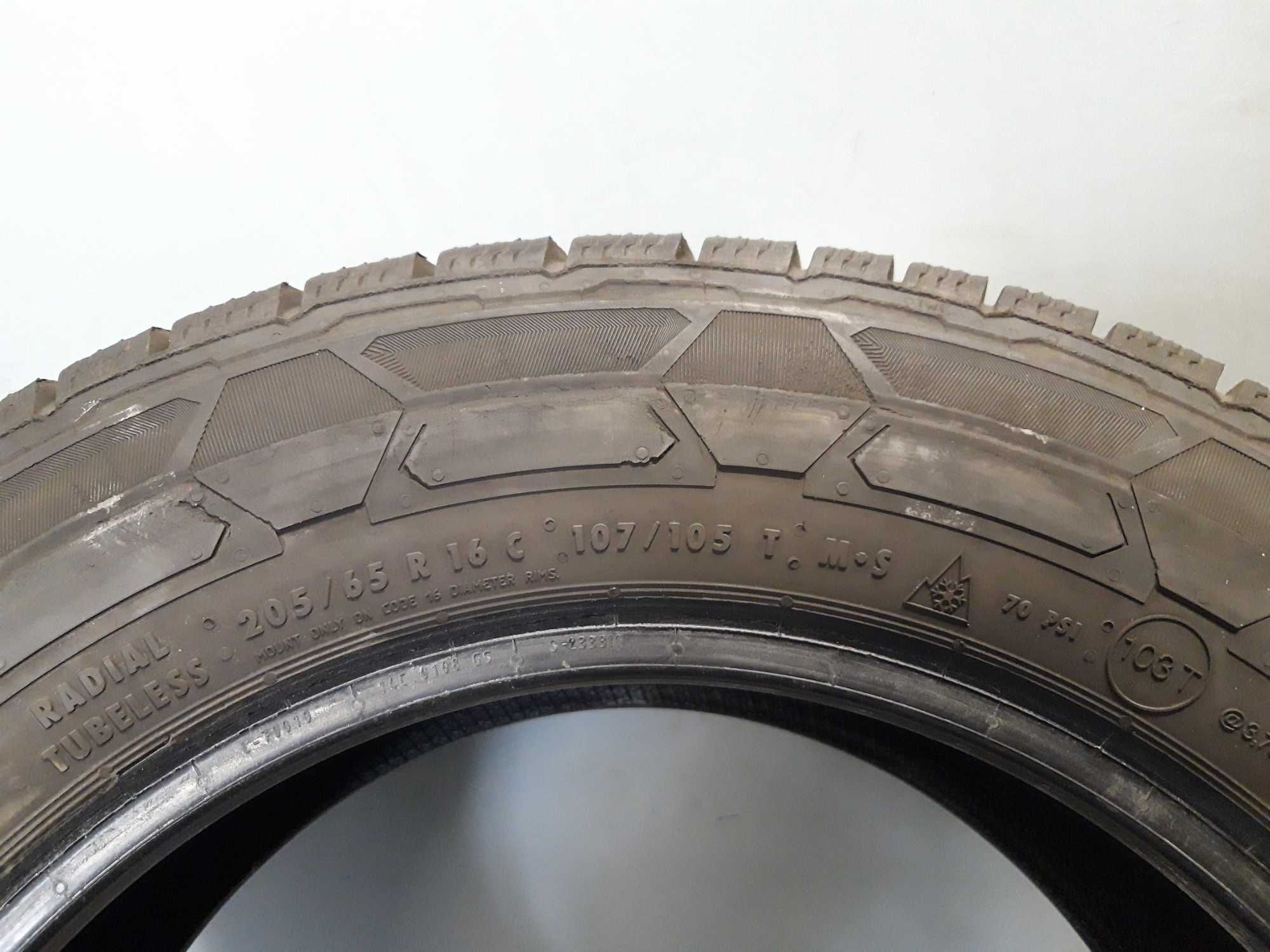1x205/65R16C Continental VanContact Winter, 107/105T, 2019 rok