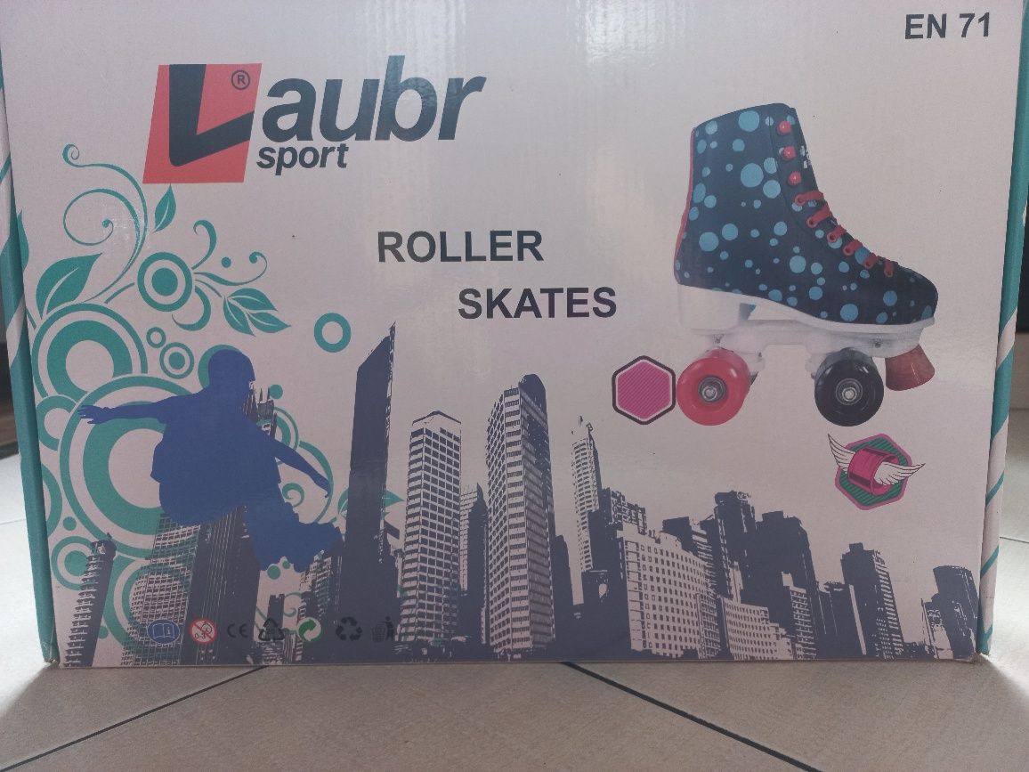 Wrotki Laubr Sport Ella Wielokolorowy r. 37