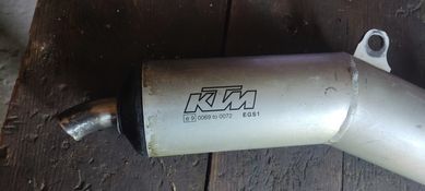 KTM 300 2t tłumik błotnik ogon 2000