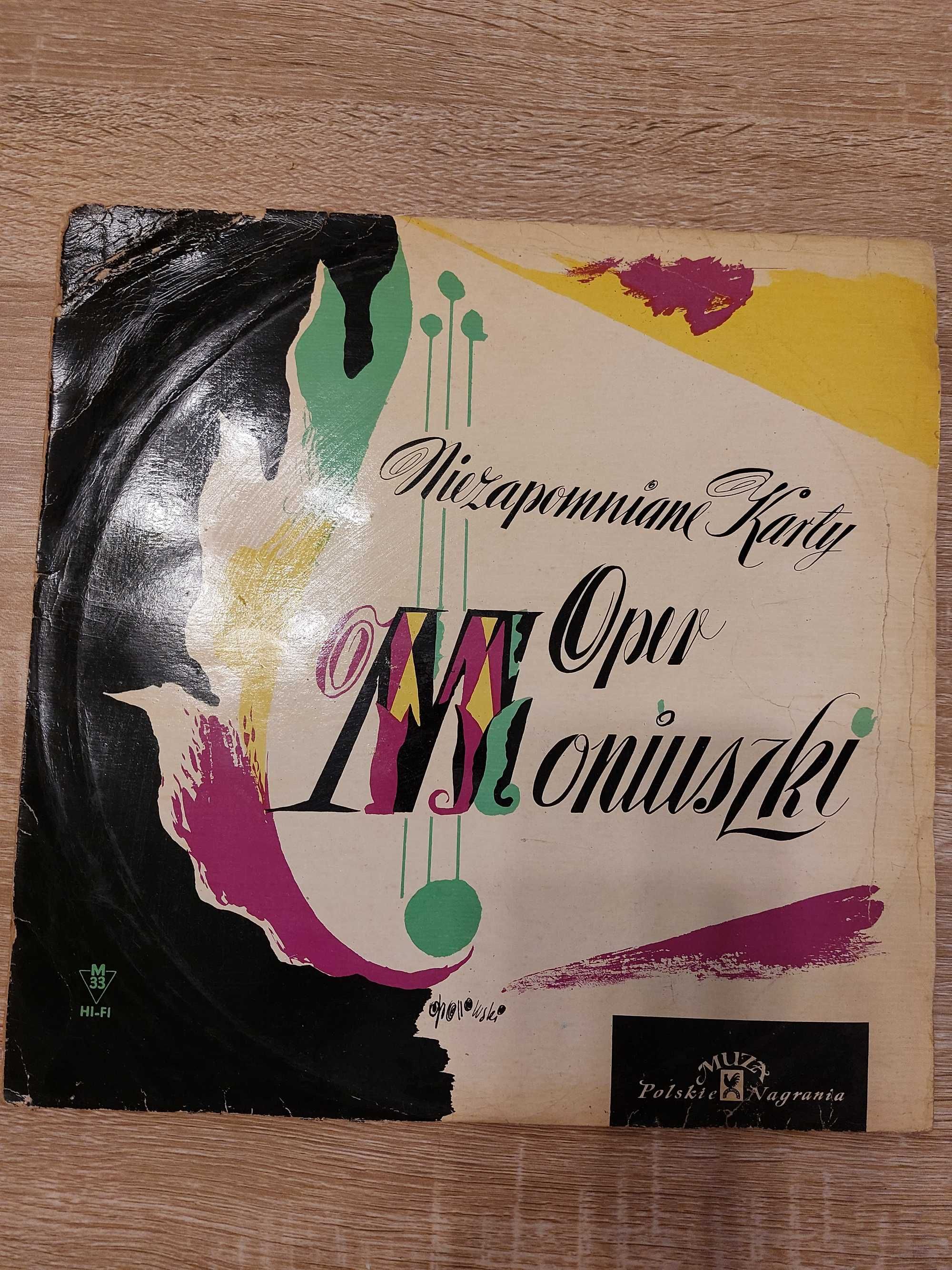 Niezapomniane karty oper Moniuszki - winyl