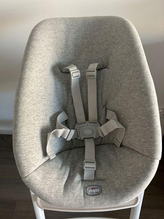 Cadeira refeição bebé Chicco Crescendo UP + Espreguiçadeira