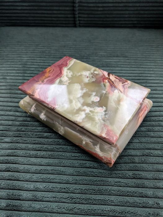 Шкатулка з оніксу, натуральний камінь