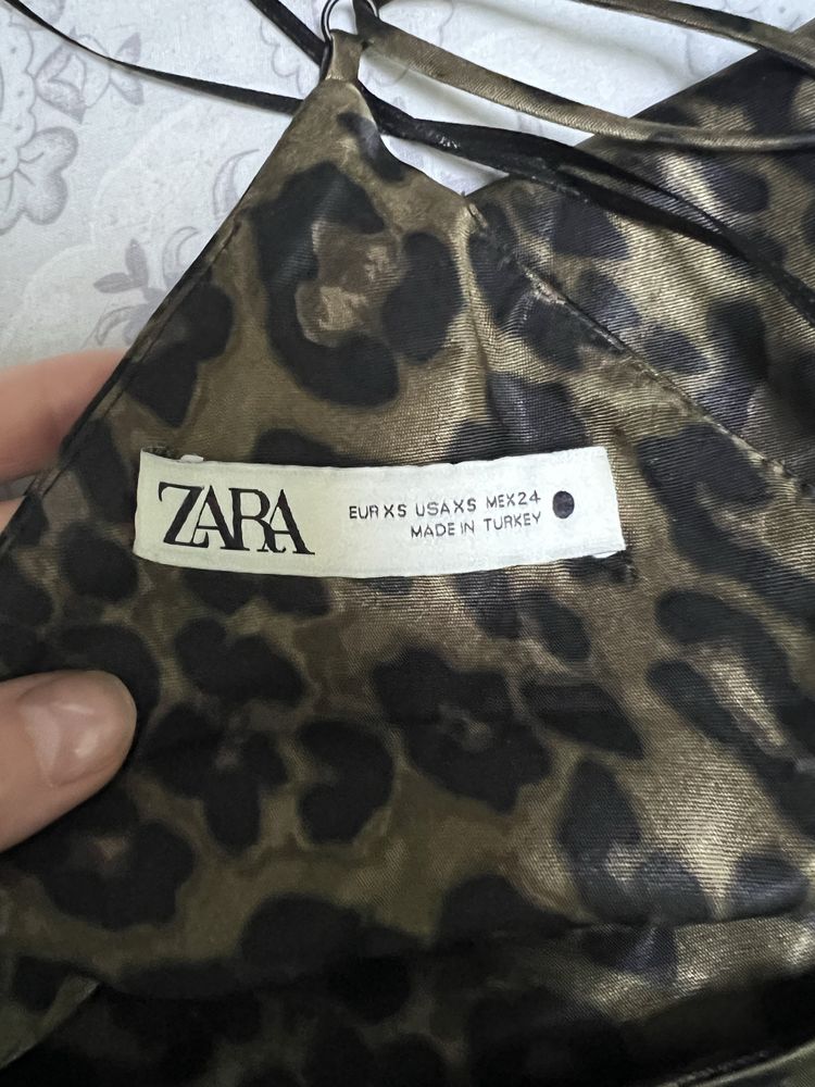 Zara сарафан сукня міні