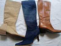 Botas em pele nr 37