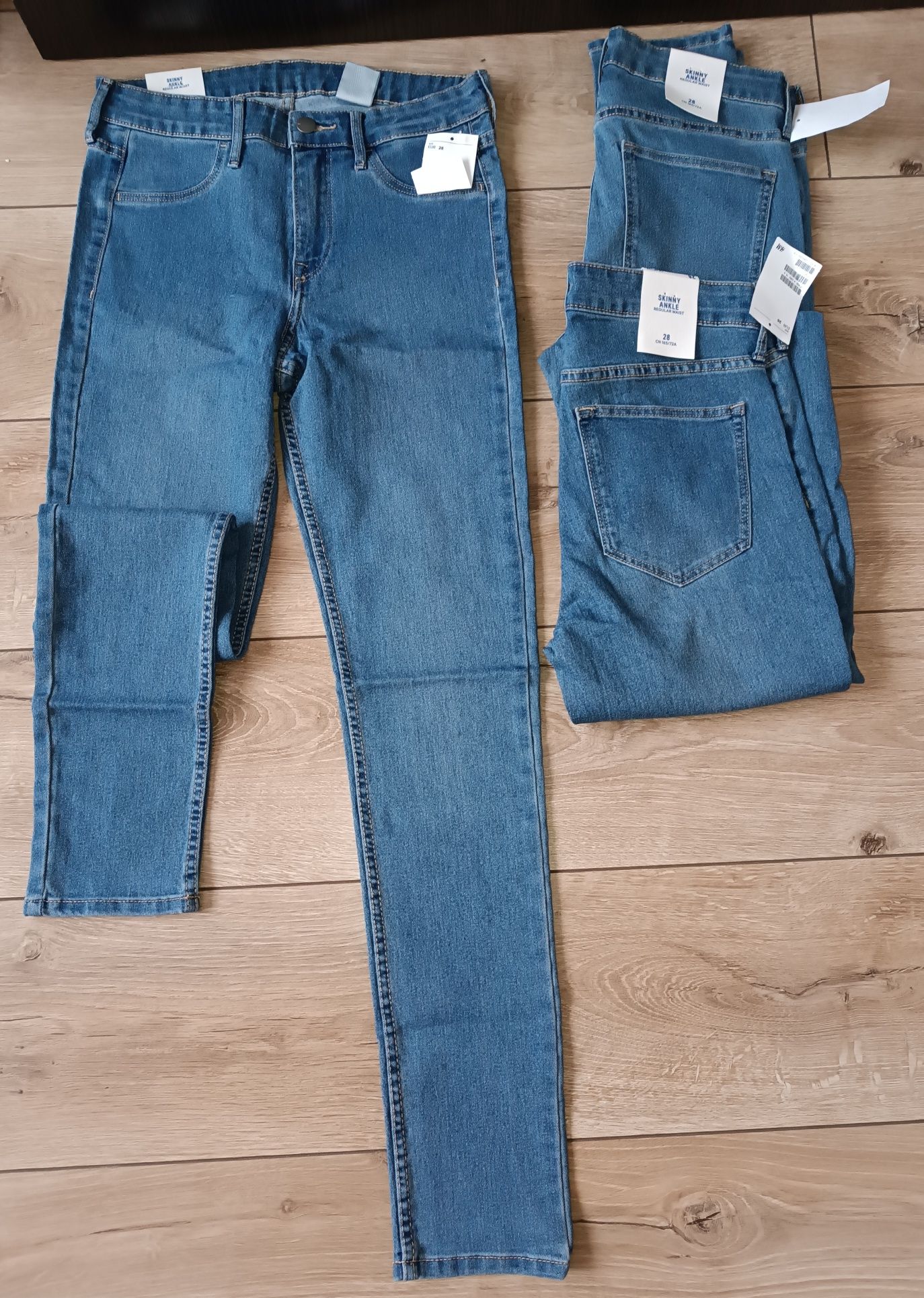 h&m якісні джинси/скіни для дівчинки  р.28 Бангладеш 165 зріст