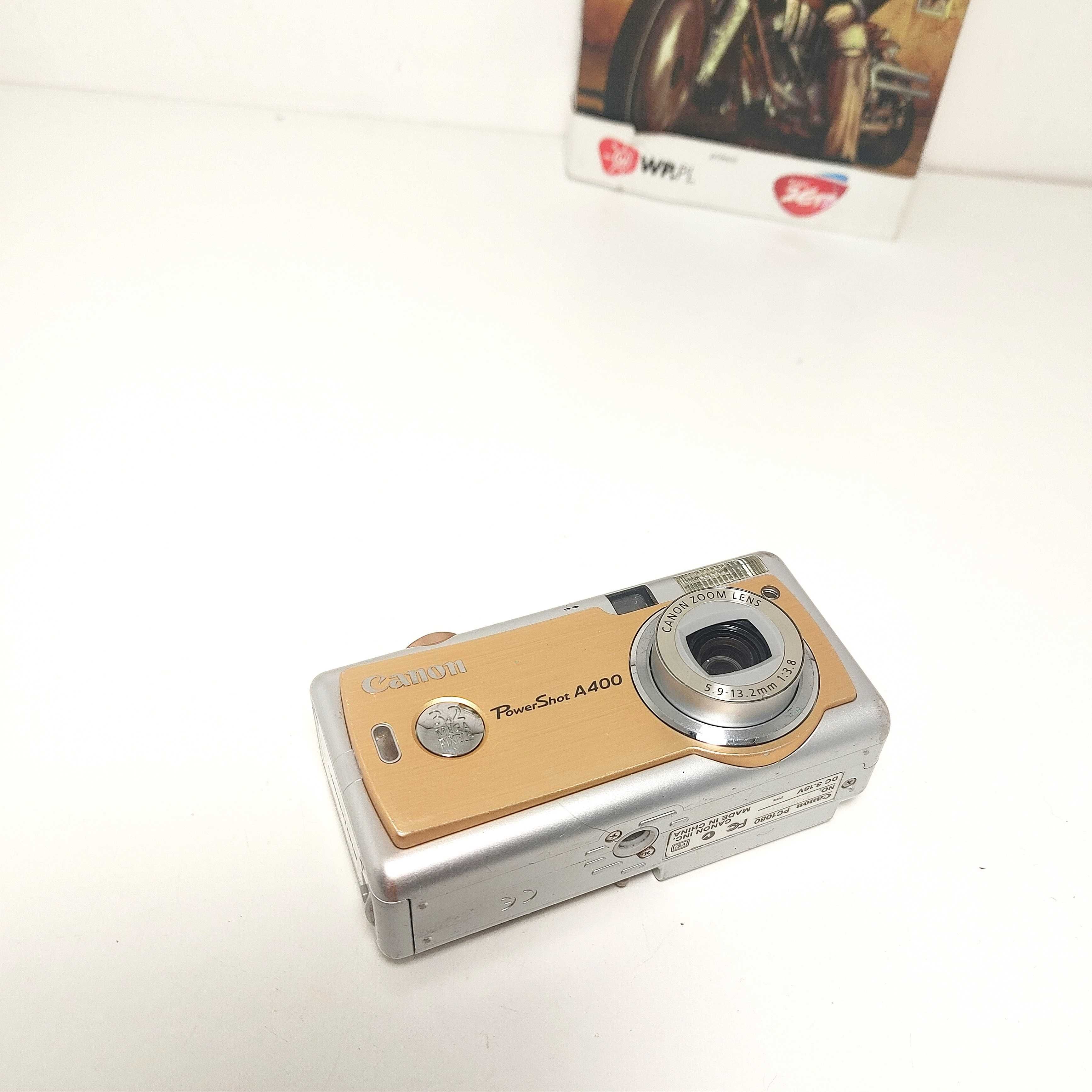CANON PowerShot A400 Cyfrowy aparat kompaktowy RETRO 3,2 Mega Pixels