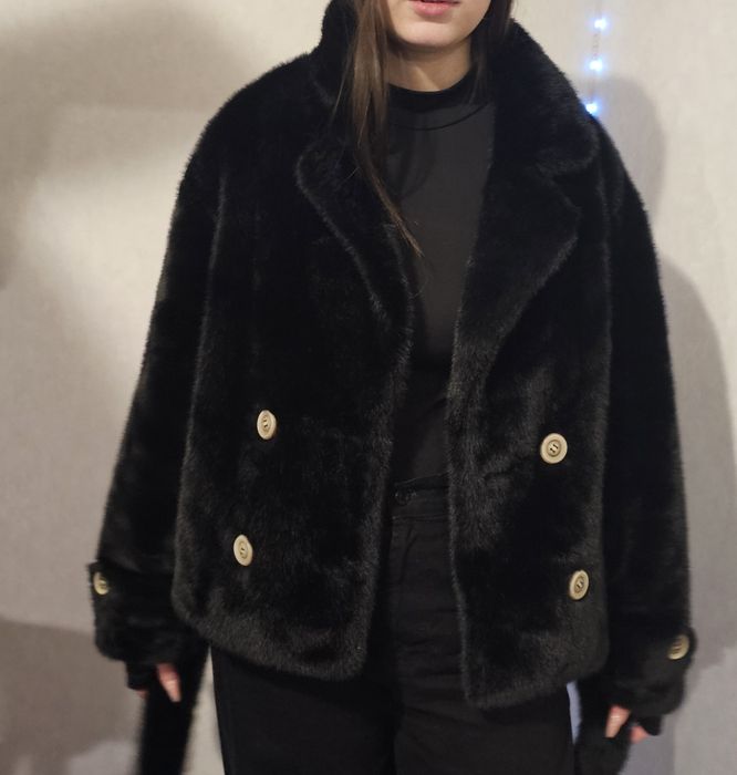 Еко шубка під норку нова