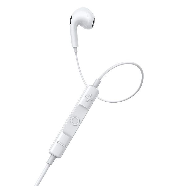 Baseus Encok H17 słuchawki przewodowe minijack 3.5mm biały (NGCR)