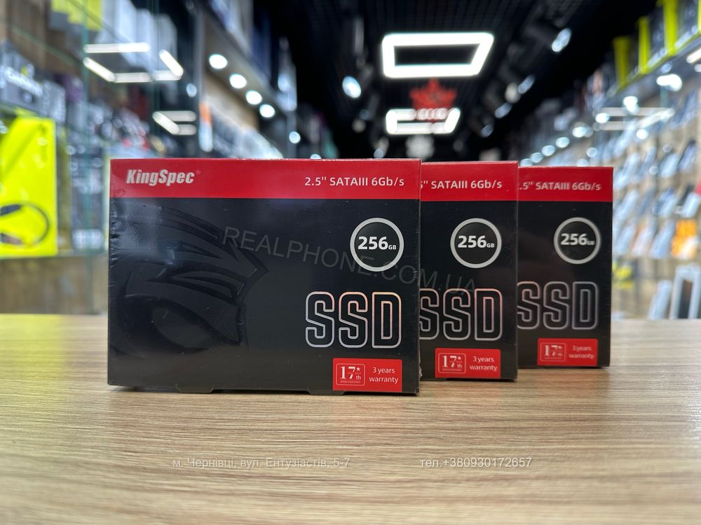 SSD накопичував KingSpec 256GB